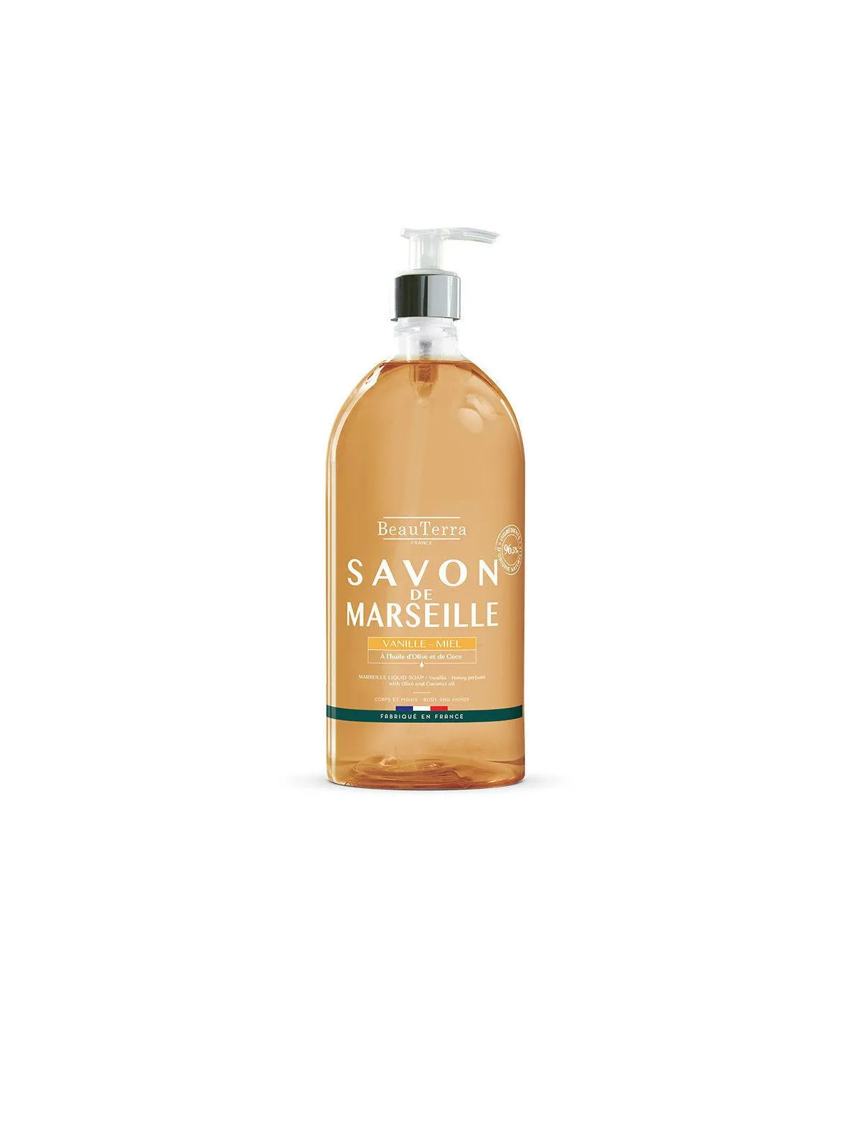 Beauterra Savon de Marseille Vanille et Miel 1000ml