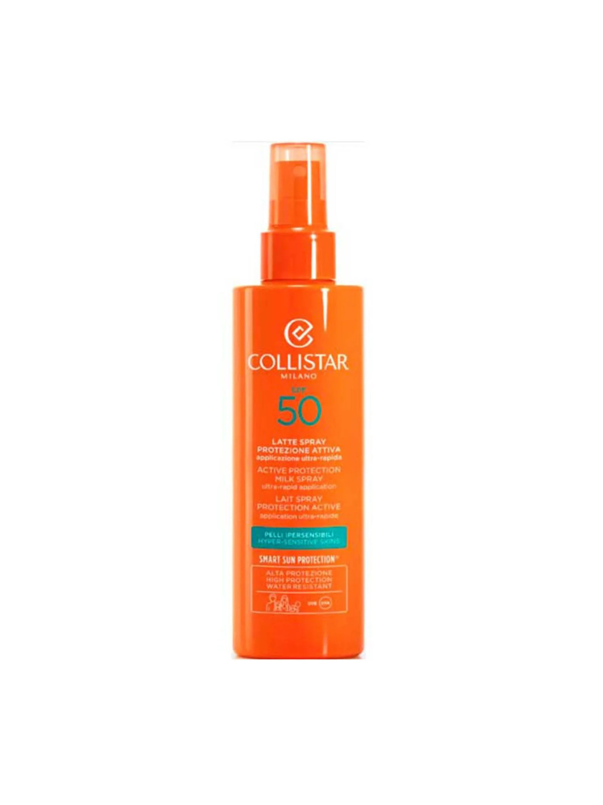 Collistar Spray Solaire Lait Protection Active SPF50 200ml