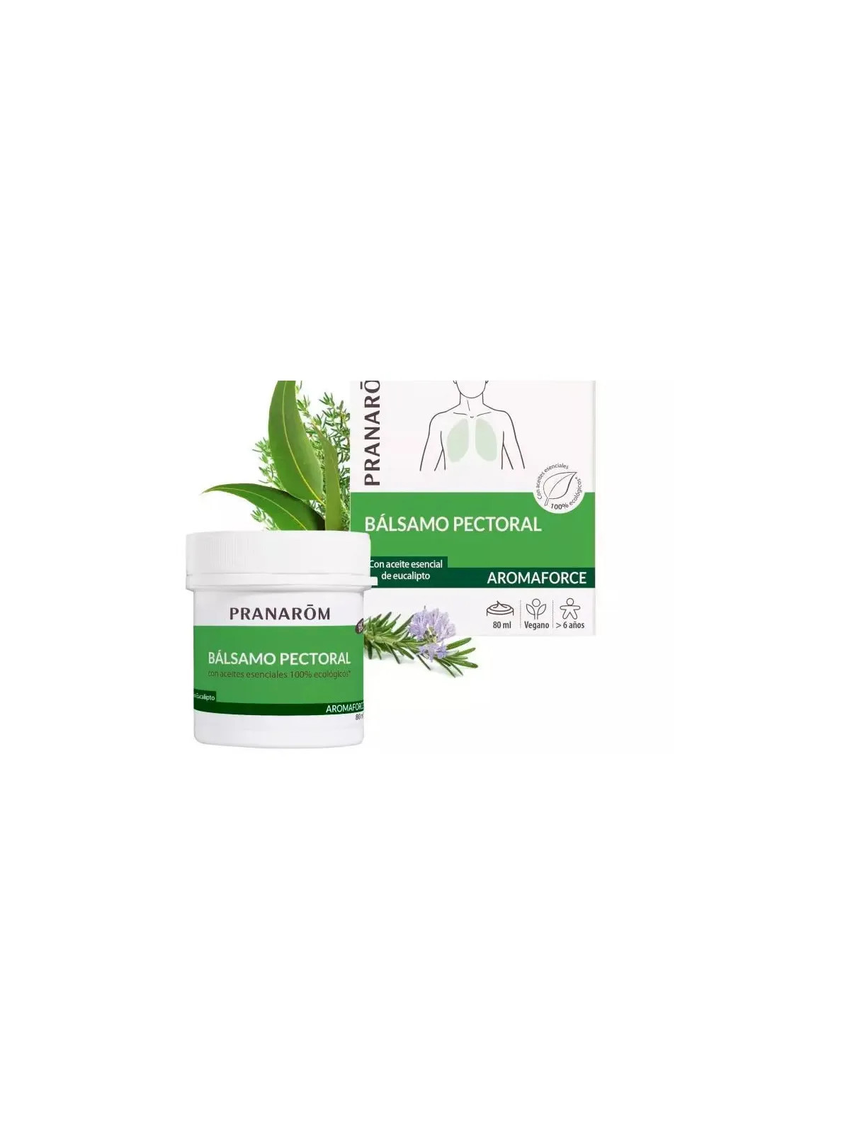 Pranarôm Aromaforce Baume Poitrine 80ml