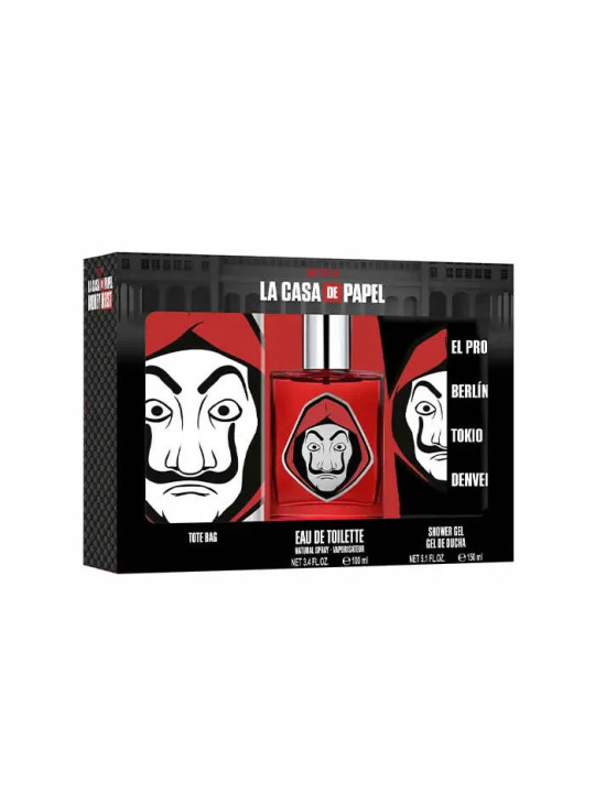 Netflix La Casa De Papel Eau De Toilette Vaporisateur 100ml Coffret 3 Produits