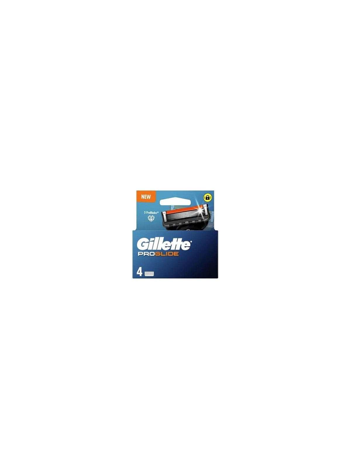 Gillette Fusion ProGlide Lames de Rasoir 4 unités