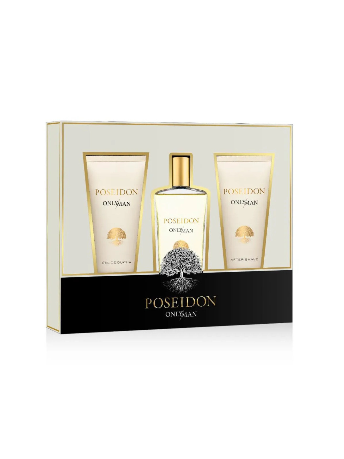 Instituto Español Coffret Poseidon Only Man Eau De Toilette 150ml + Gel Douche 100ml + Baume Après-Rasage 100ml