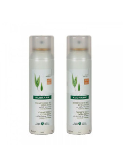 Klorane Shampooing Sec à l'Avoine et Céramide avec Couleur 2x150ml