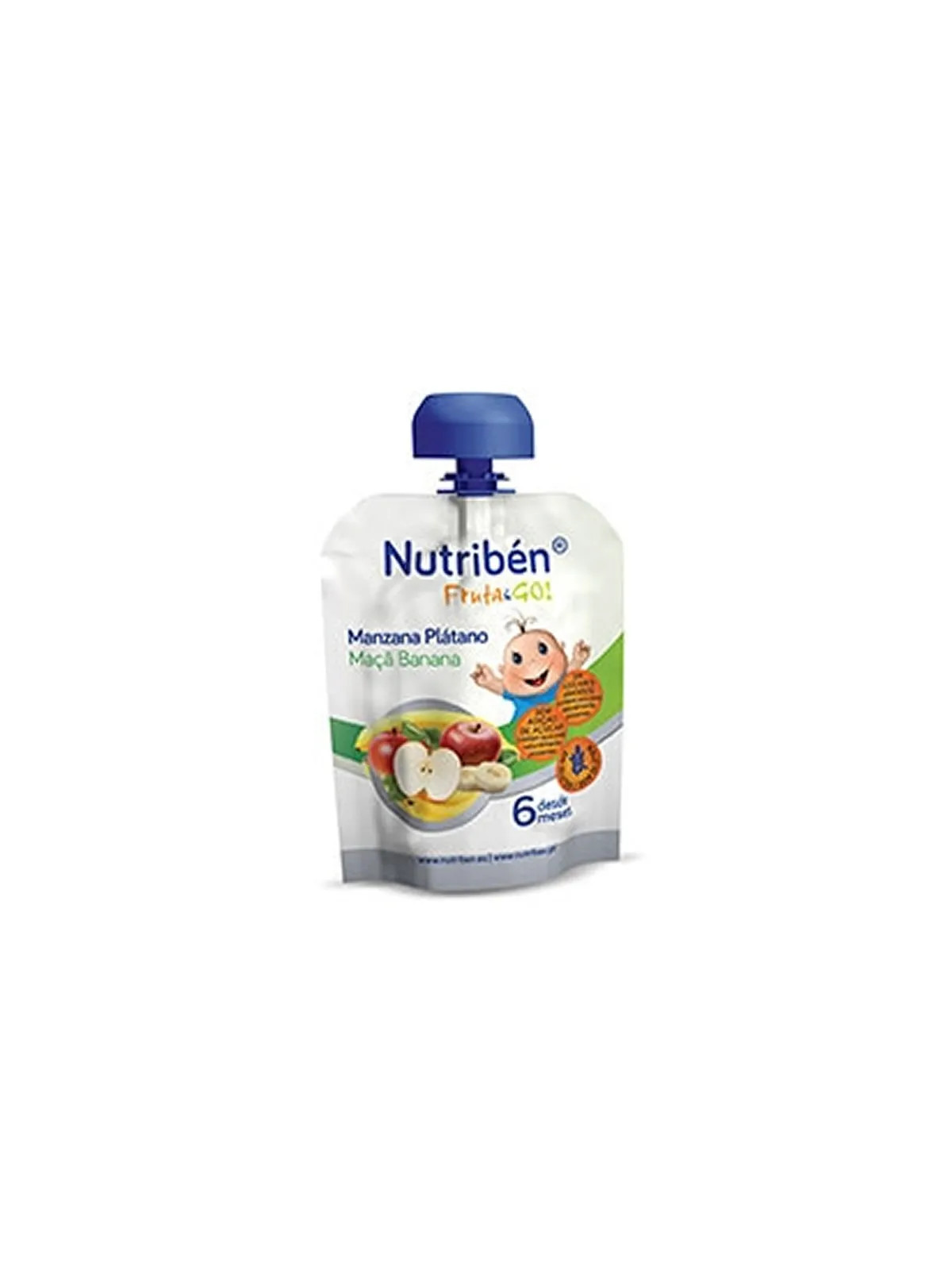 Nutribén Fruit & Go Pomme et Banane 90g