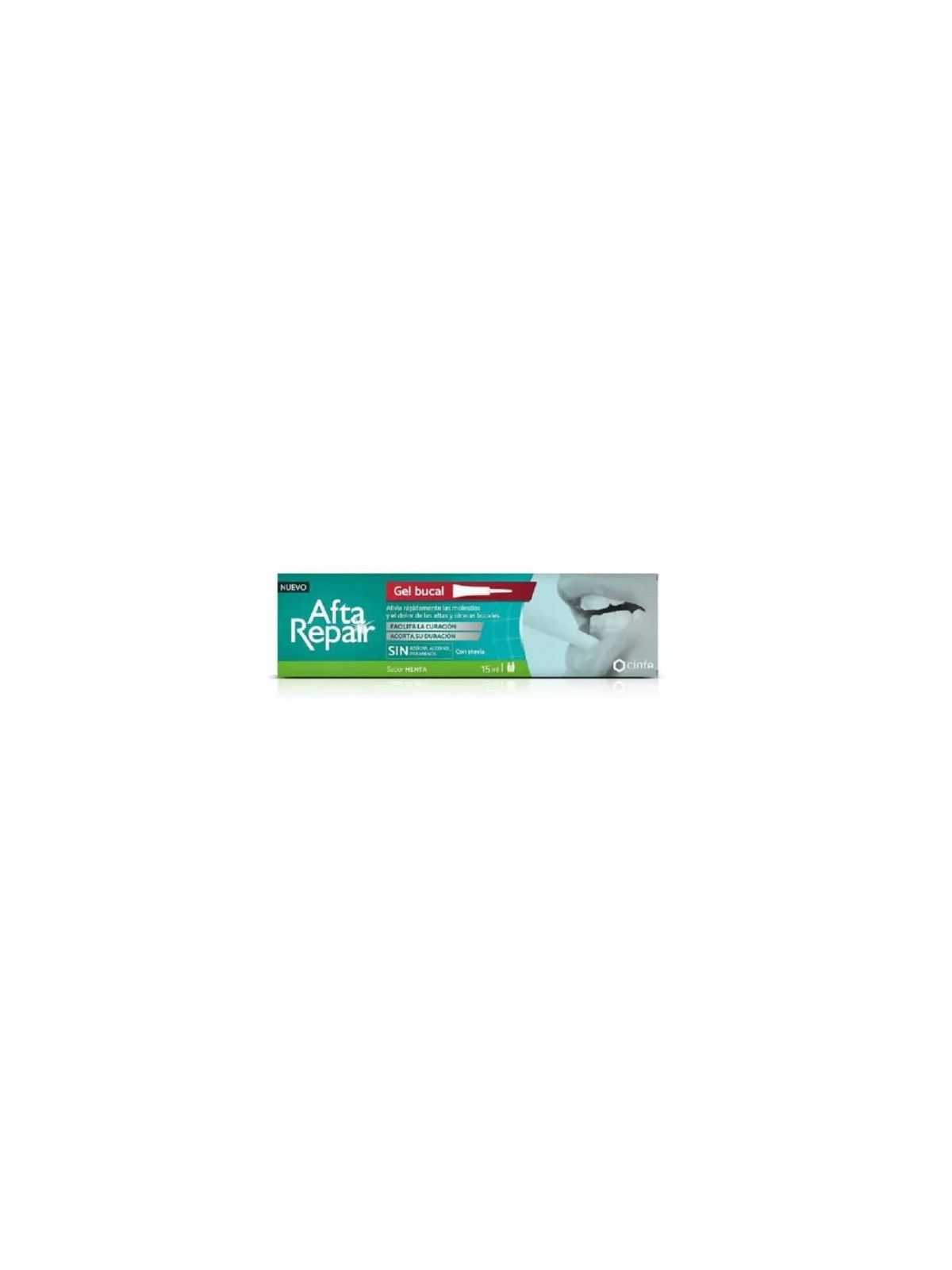 Cinfa Afta Gel Réparateur Saveur Menthe 15ml