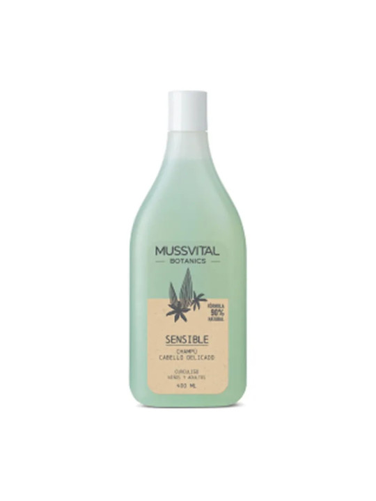 Mussvital Botanics Shampooing Sensible Cheveux Délicats 400 ml