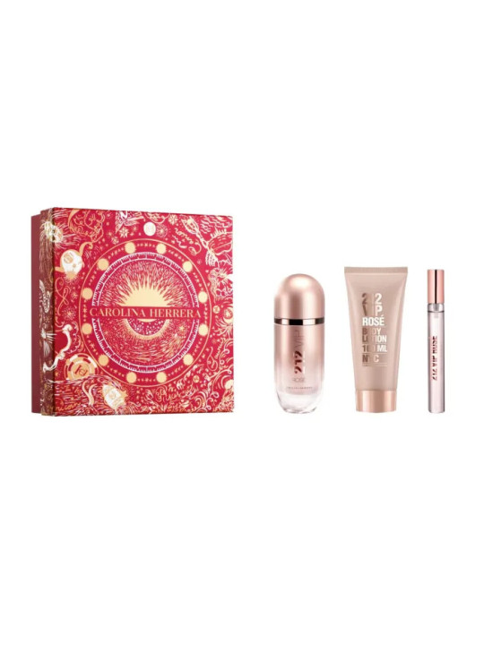Carolina Herrera 212 VIP Rosé Eau de Parfum 80ml Coffret 3 Produits Christmas 2023