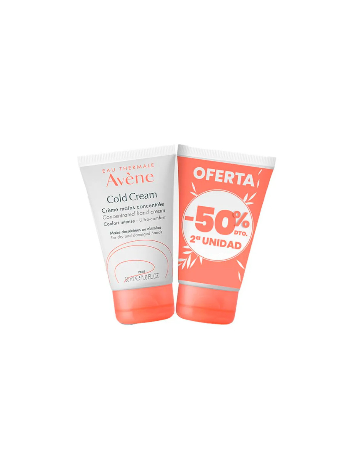 Avène Cold Cream Crème Mains Lot de 2x50ml