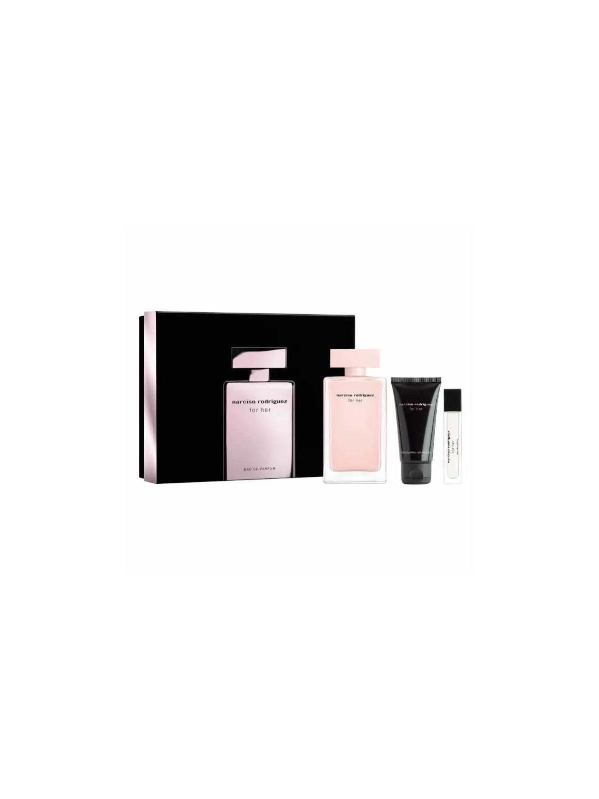 Narciso Rodriguez For Her Eau de Parfum 100ml Coffret 3 Produits