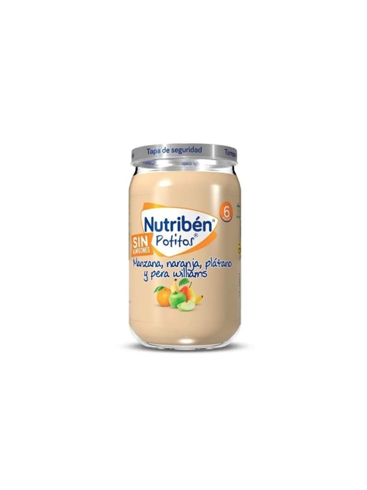 Nutribén Pot Pomme, Orange, Banane et Poire Williams 235g