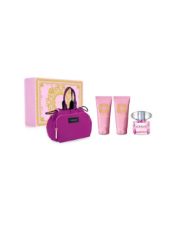 Versace Bright Crystal Eau de Toilette Vaporisateur 90ml Coffret 4 Produits