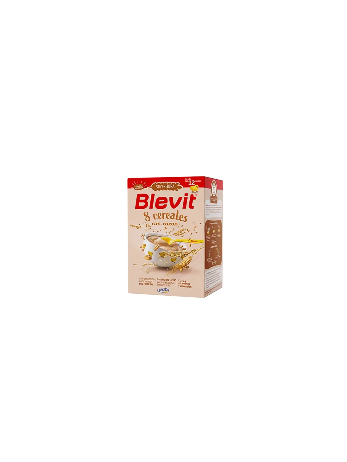 Ordesa Blevit Superfibre 8 Céréales et Cacao 500g