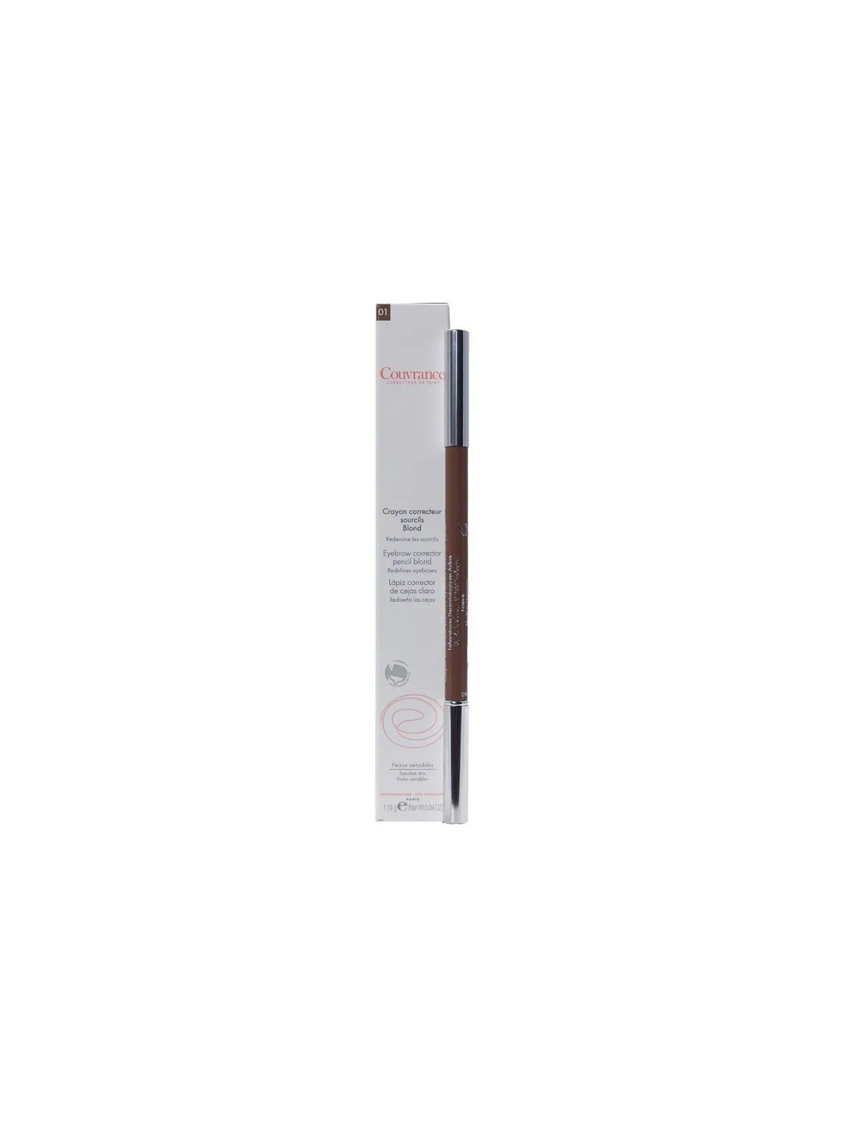 Avène Couvrance Crayon Correcteur Sourcils Léger N°1 1,19g