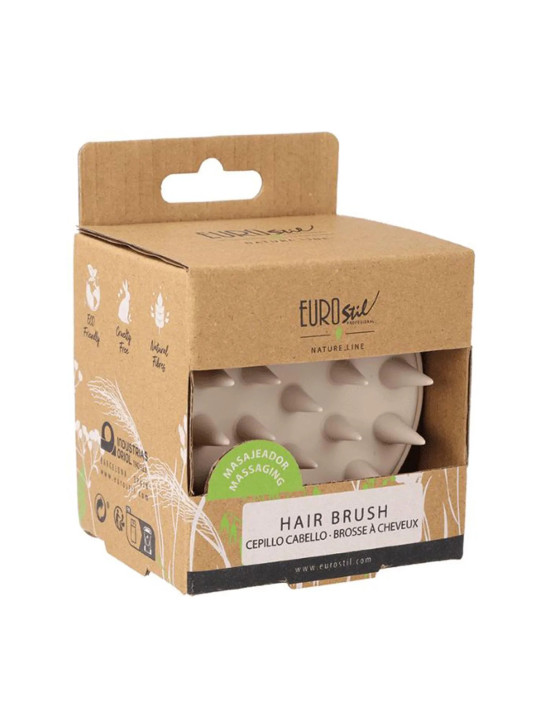 Eurostil Brosse Massante en Caoutchouc 1 unité