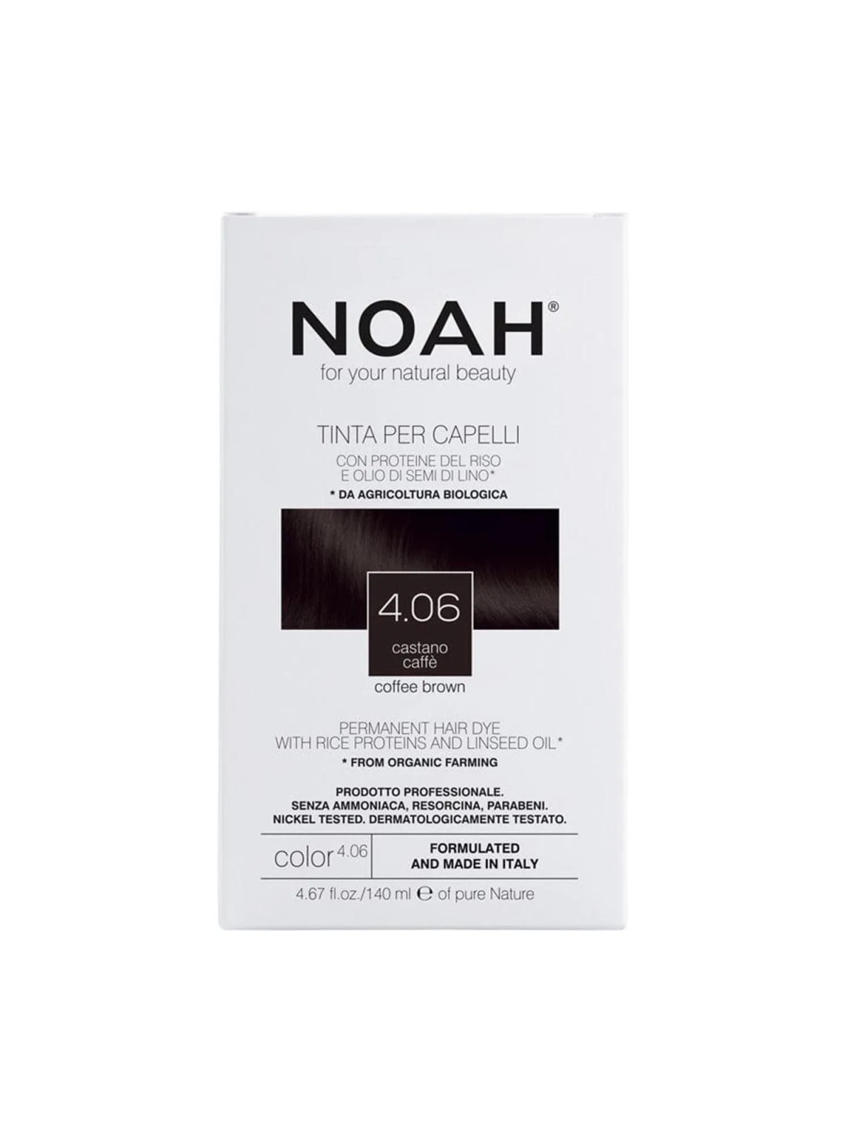 NOAH Coloration Capillaire Châtain Café 140ml
