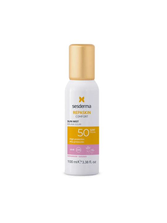 Sesderma Repaskin Confort Brume Solaire SPF50 Géranium 100ml