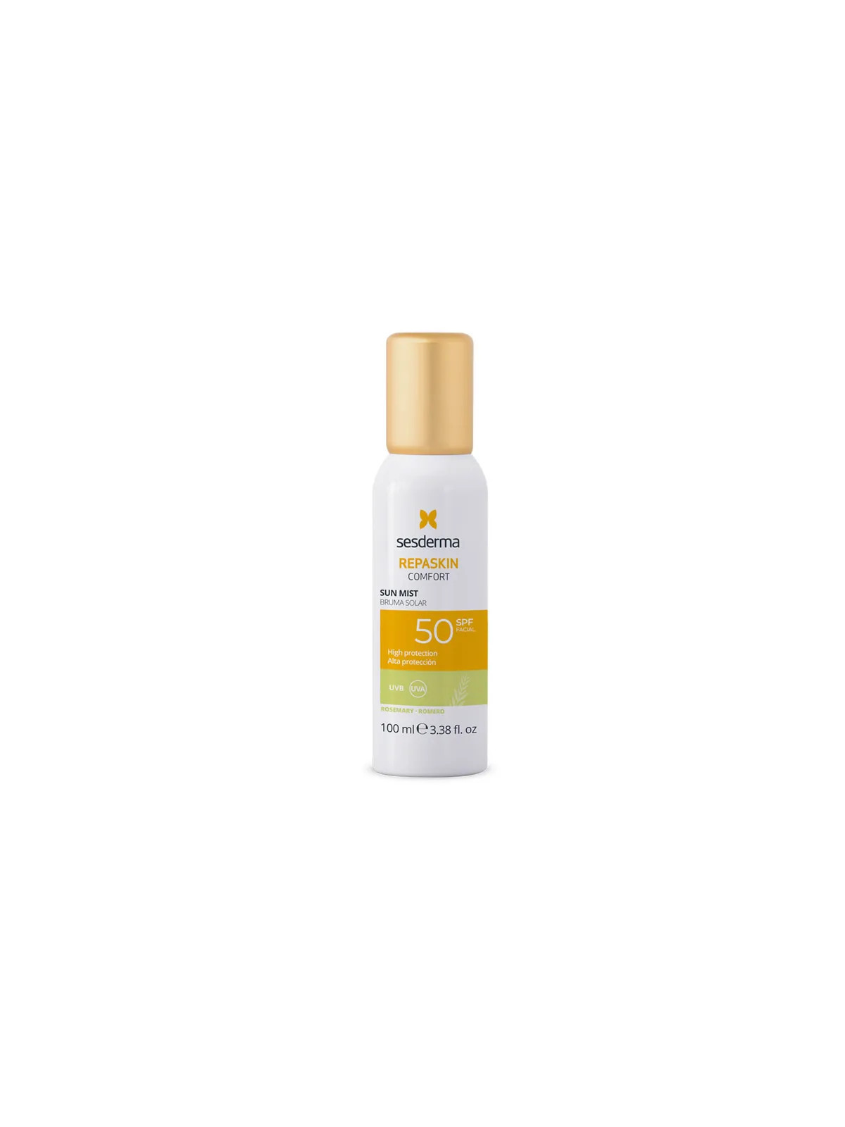 Sesderma Repaskin Confort Brume Solaire SPF50 Romarin 100ml