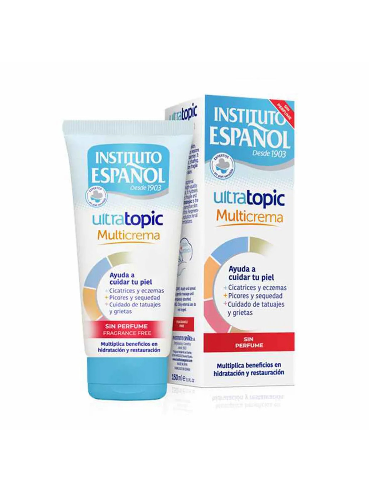 Instituto Español Ultratopic Multi-Crème Sans Parfum 150ml