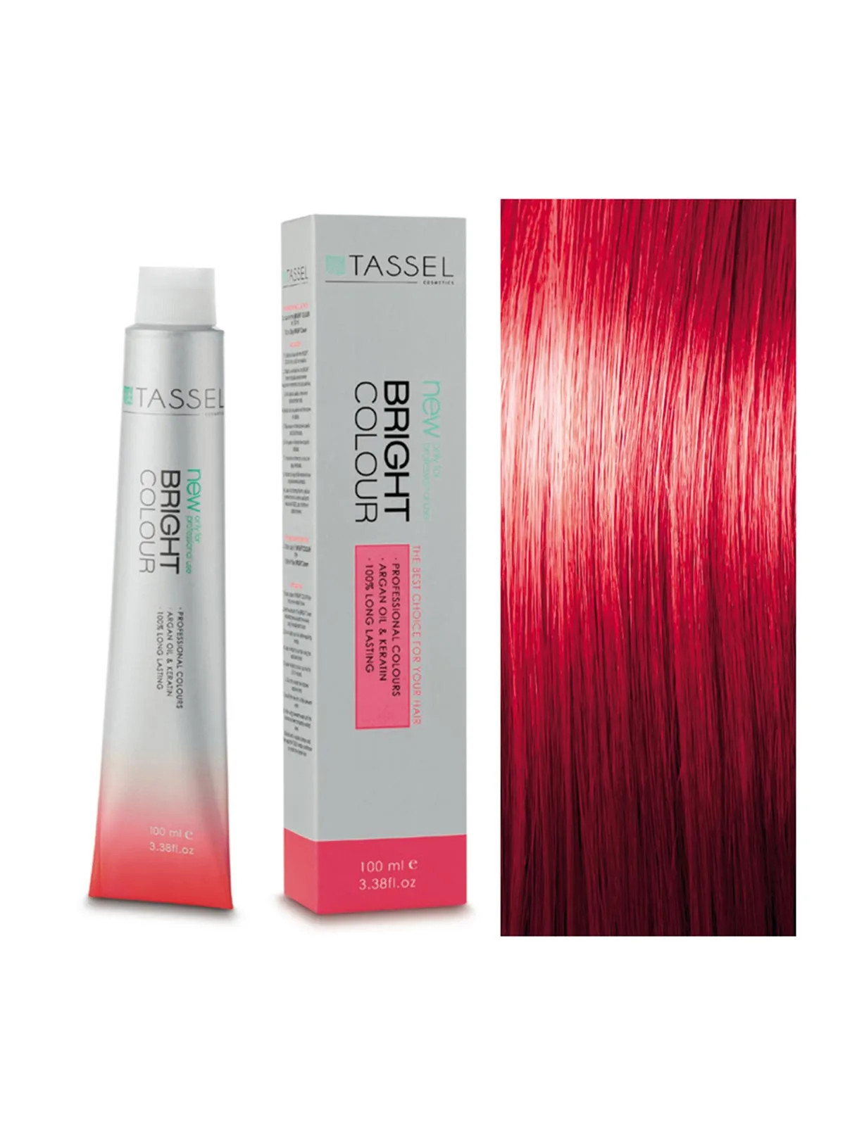Eurostil Bright Colour Coloration N7,62 Blond Moyen Rouge Cerise 1 unité