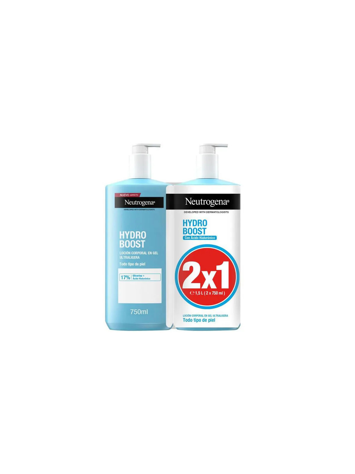 Neutrogena Hydro Boost Gel Lotion Hydratant 2 x 750 ml