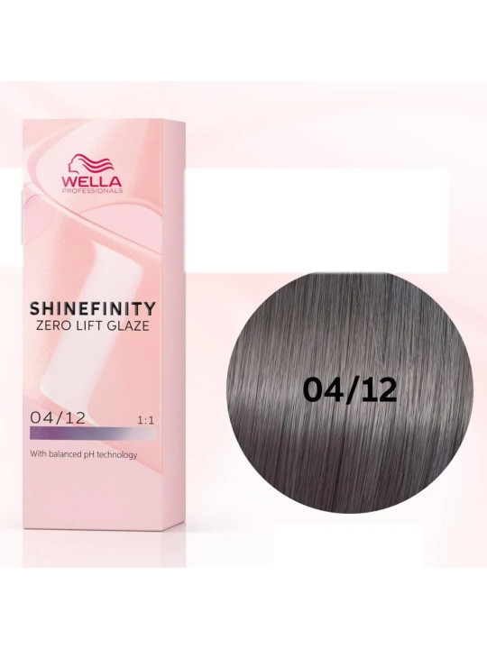 Wella Shinefinity Zero Lift Glaze Tinte 04/12 60ml