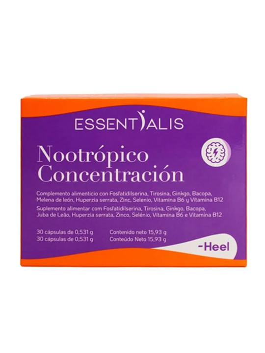 Heel Essentialis Nootropique Concentration 30 Capsules