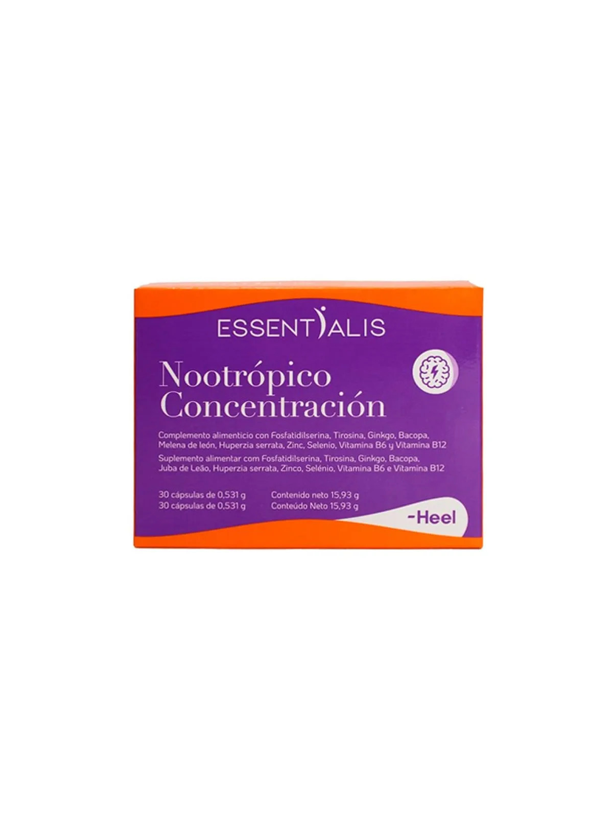 Heel Essentialis Nootropique Concentration 30 Capsules