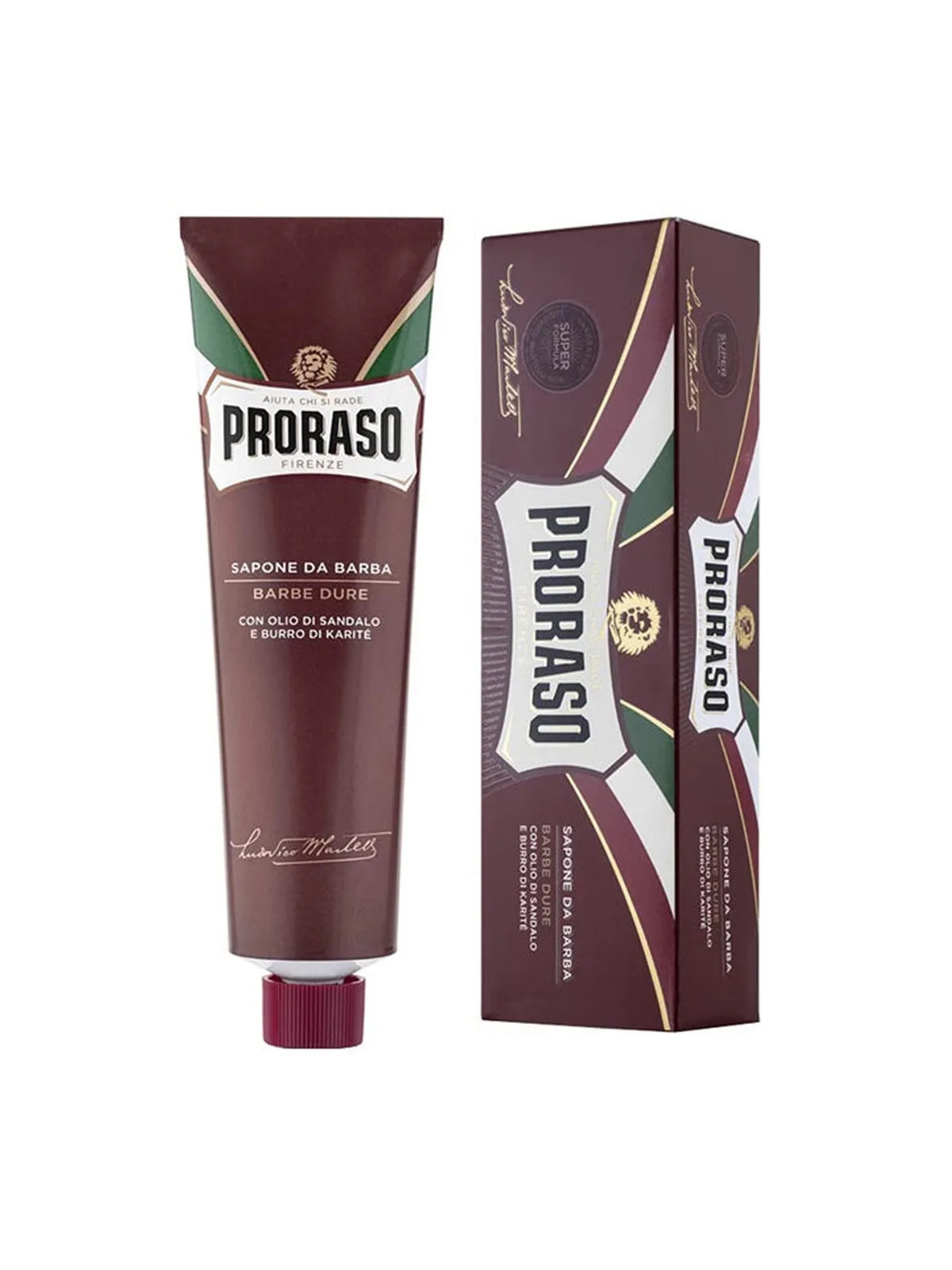Proraso Mousse à Raser Barbe Dure au Santal et Karité 150 ml
