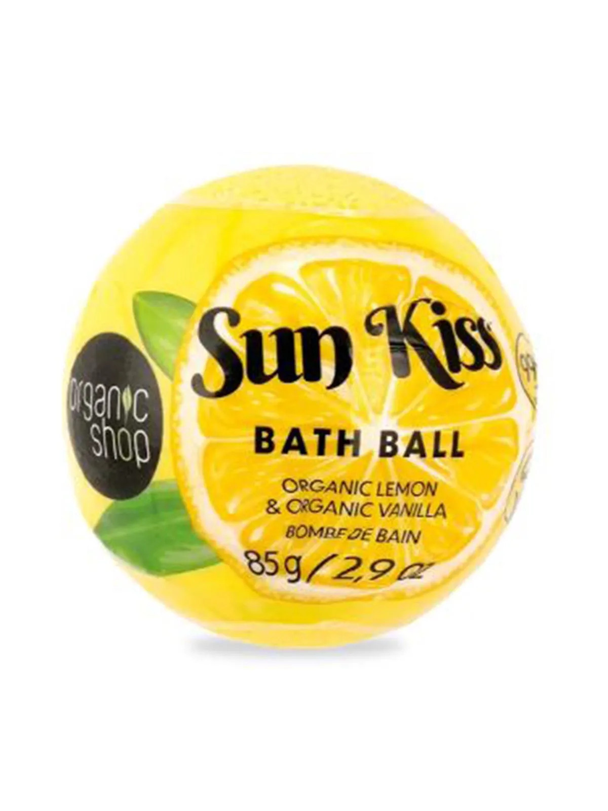 Natura Siberica Sun Kiss Bombe de Bain Bio Citron 85g