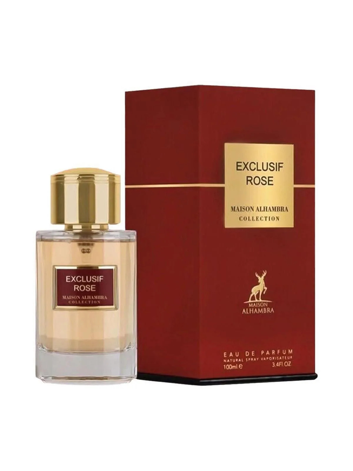 Maison Alhambra Collection Exclusif Rose Eau De Parfum 100ml Spray