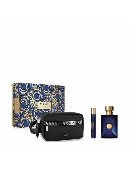 Versace Dylan Blue Pour Homme Eau de Toilette Vaporisateur 100ml Coffret 3 Produits