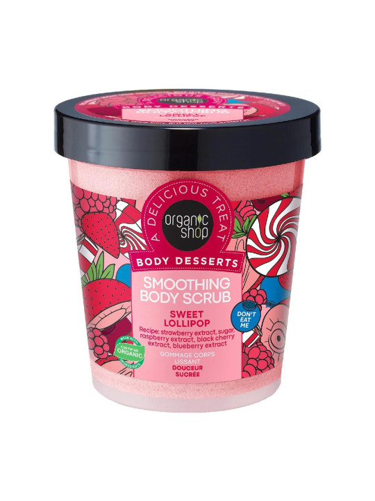 Organic Shop Exfoliant Corporel Lissant Sweet Lollipop 450ml