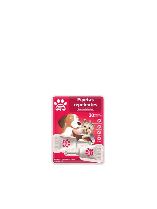 Neovital Pipettes Répulsives Anti-Insectes pour Chiens 2 Unités