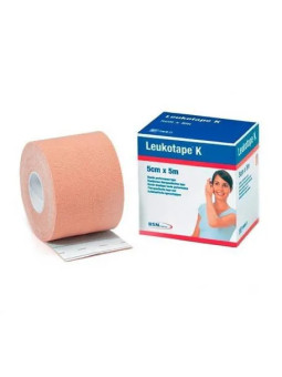 BSN Medical Leukotape K Bande Adhésive Élastique Rose 5cm x 5m