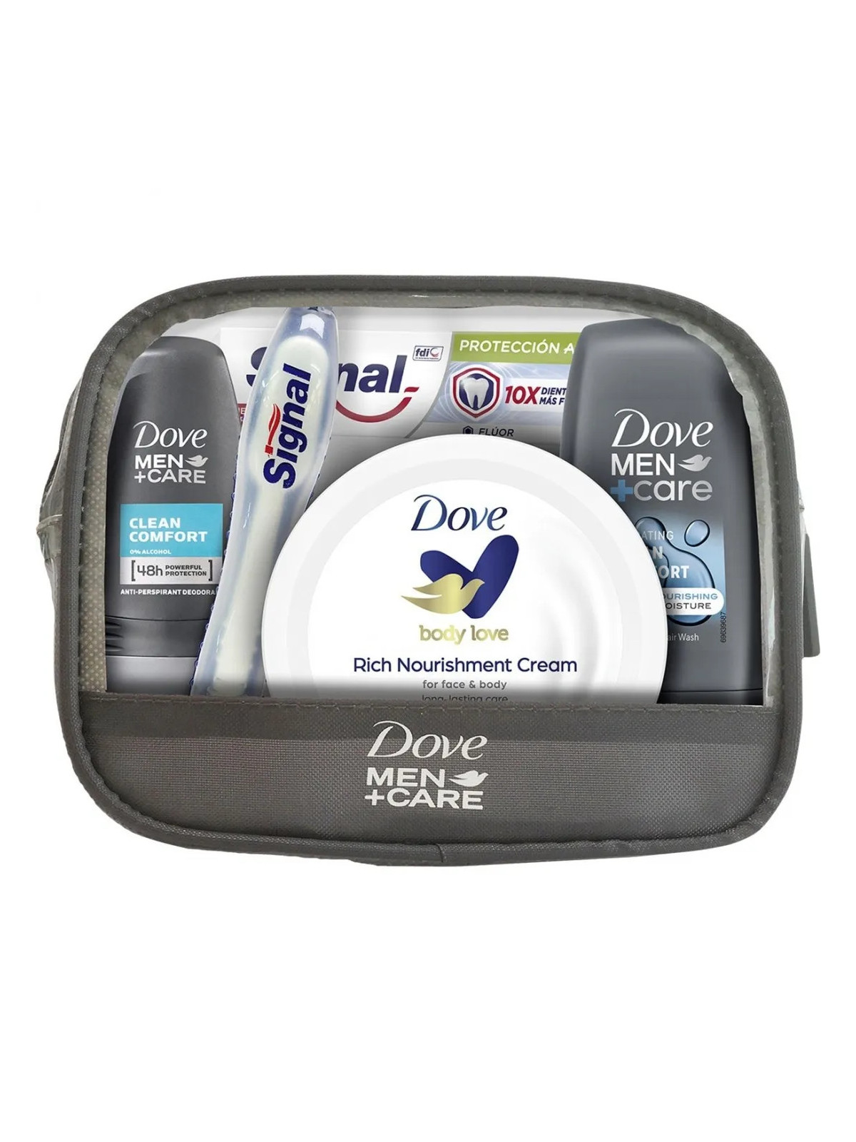 DOVE Nécessaire de Voyage Homme Coffret 5 Pièces