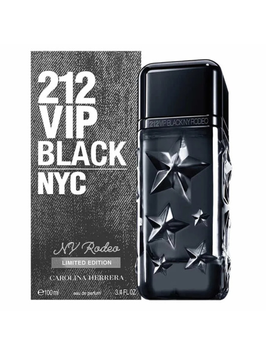 Carolina Herrera 212 VIP Black NY Rodeo Eau de Parfum Vaporisateur 100ml Édition Limitée