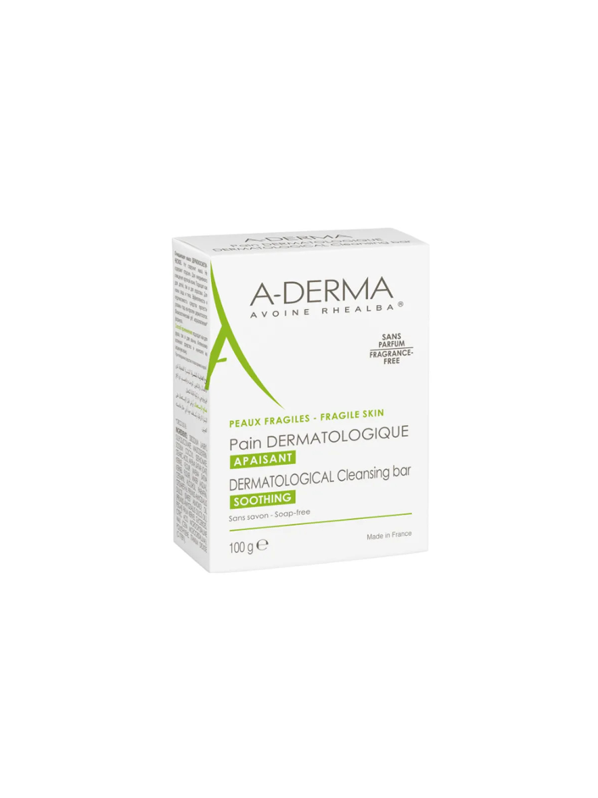 A-Derma Pain Dermatologique Apaisant 100g