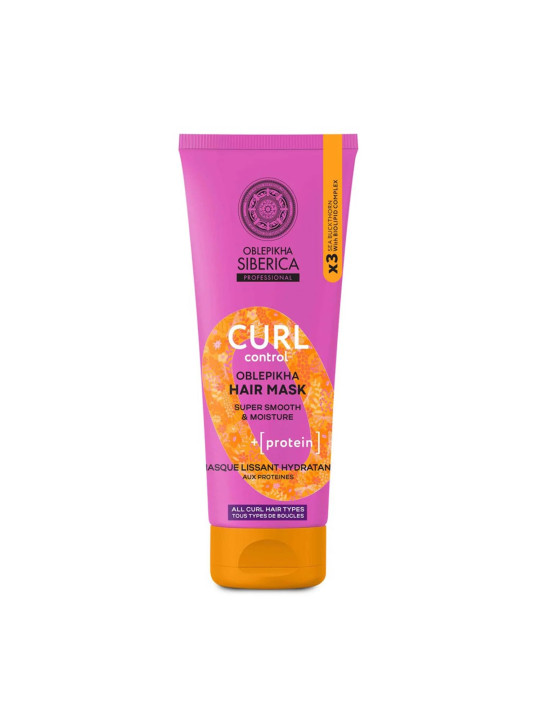 Natura Siberica Oblepikha Curl Protéine Masque Capillaire 200ml