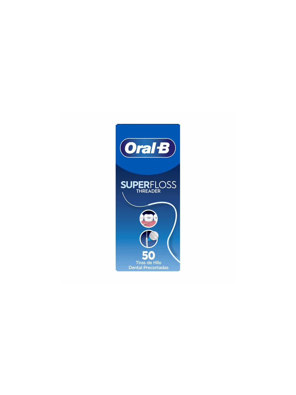 ORAL-B Superfloss 50 Brins de Fil Dentaire Pré-découpés