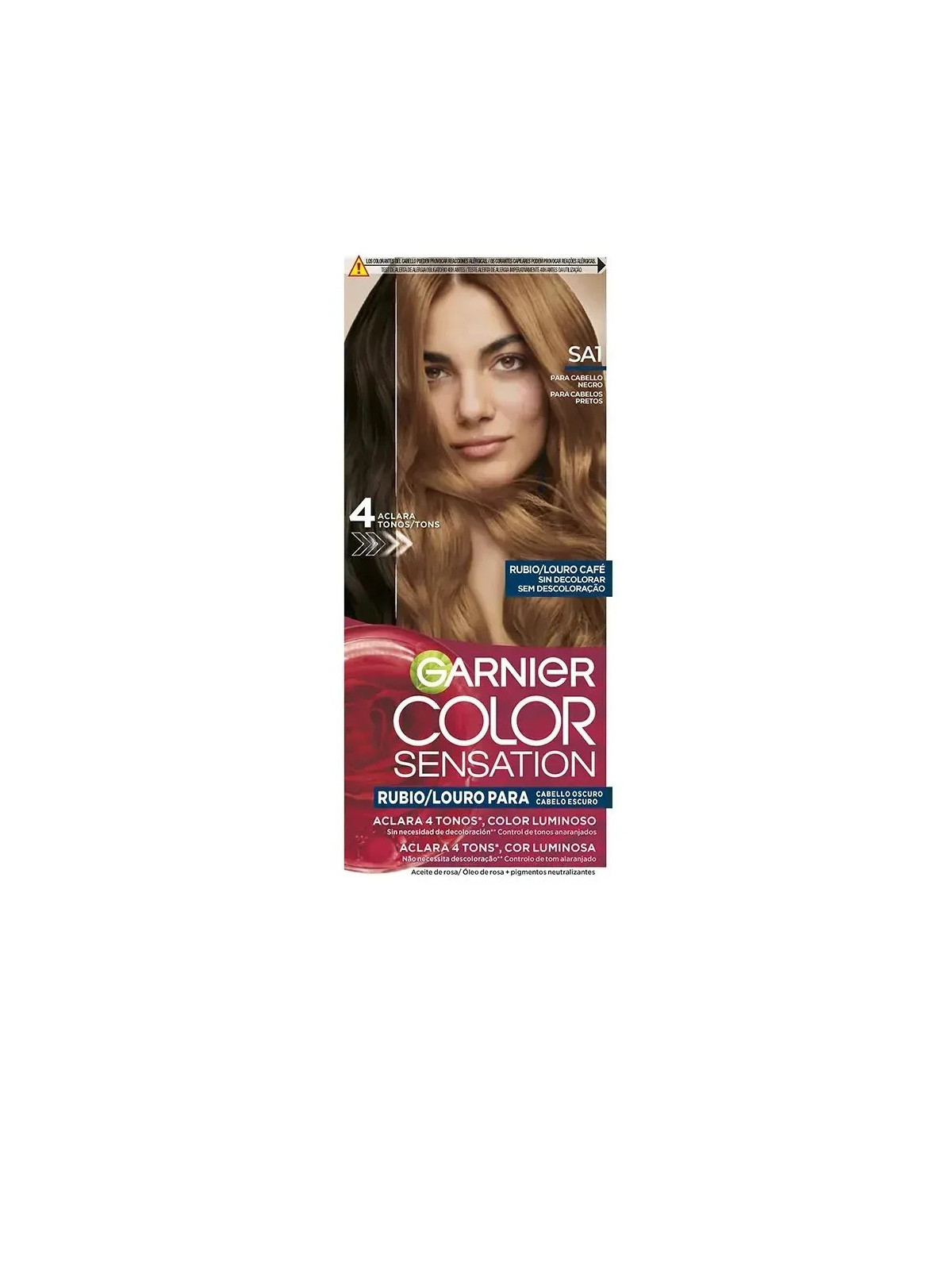 GARNIER Color Sensation Coloration Blond Lumineux Sans Décoloration Pour Cheveux Foncés - Blond Café 5