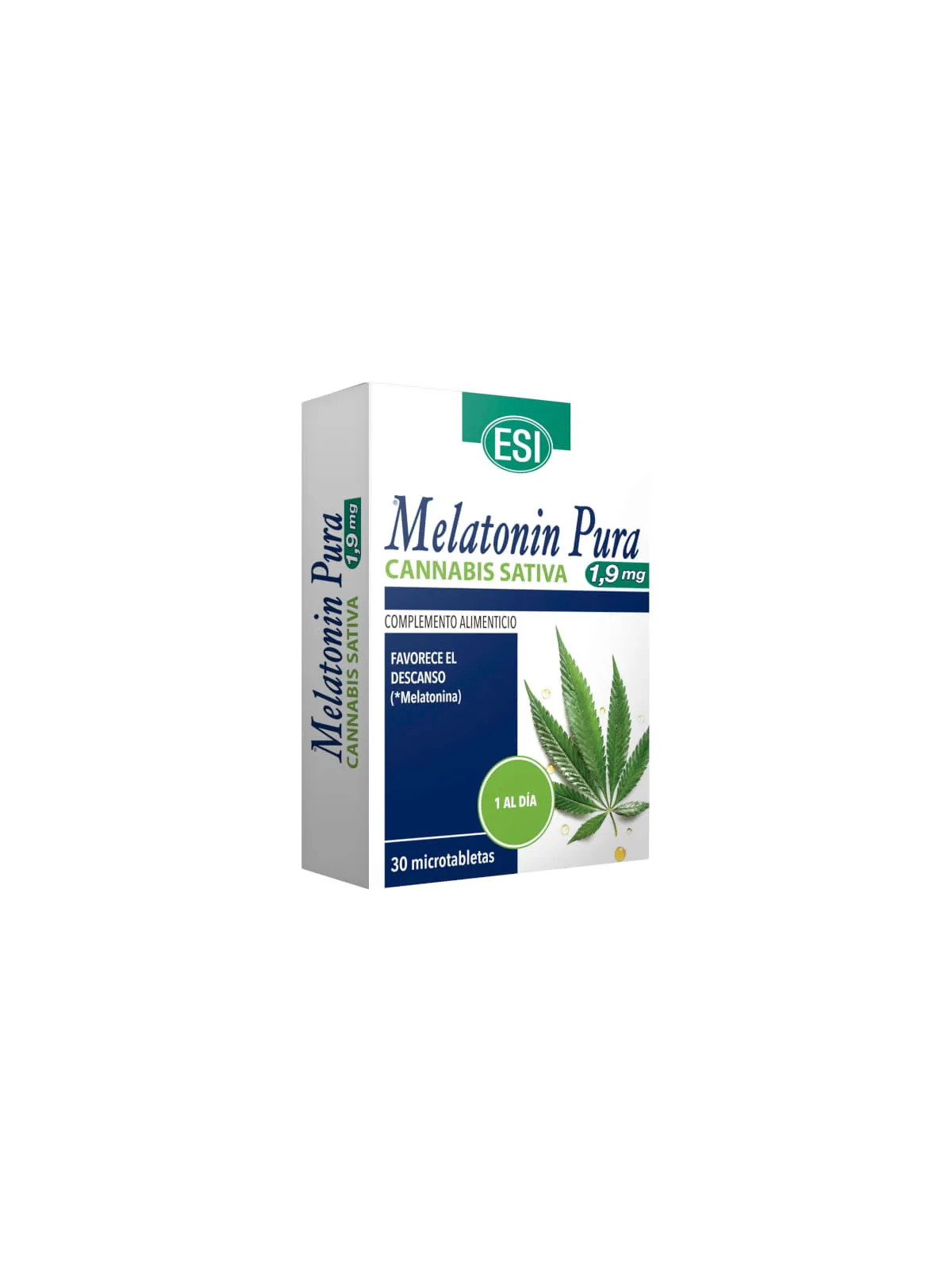 Esi Pure Mélatonine Cannabis Sativa 1,9 mg 30 Microcomprimés
