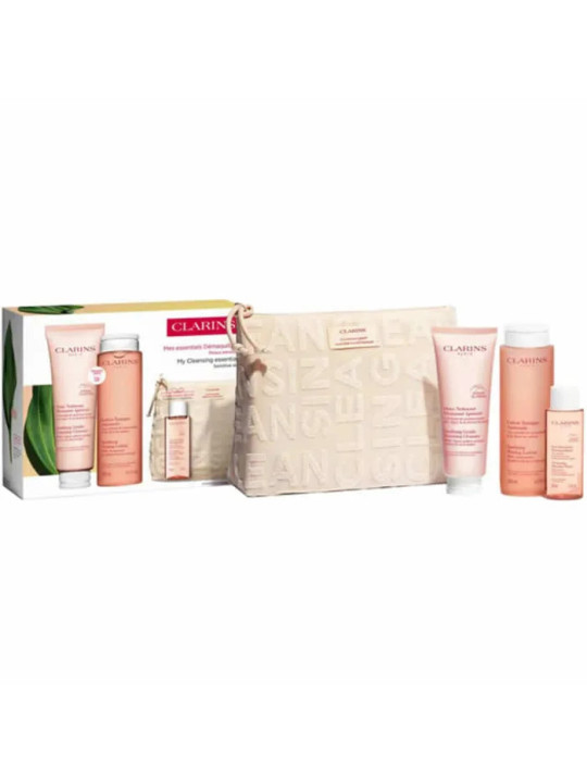 Clarins Doux Nettoyant Moussant Apaisant 125ml Coffret 4 Produits