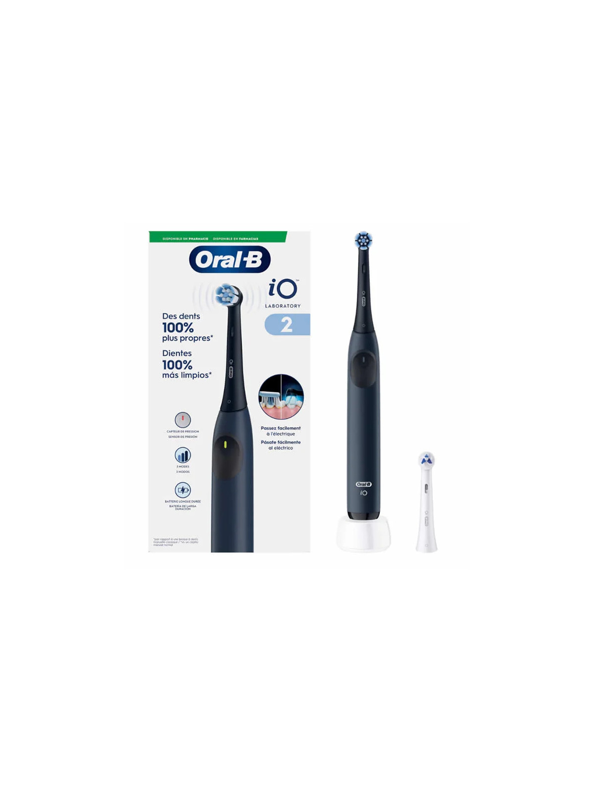 Oral-B iO 2 Laboratory Brosse à Dents Électrique Sea Blue
