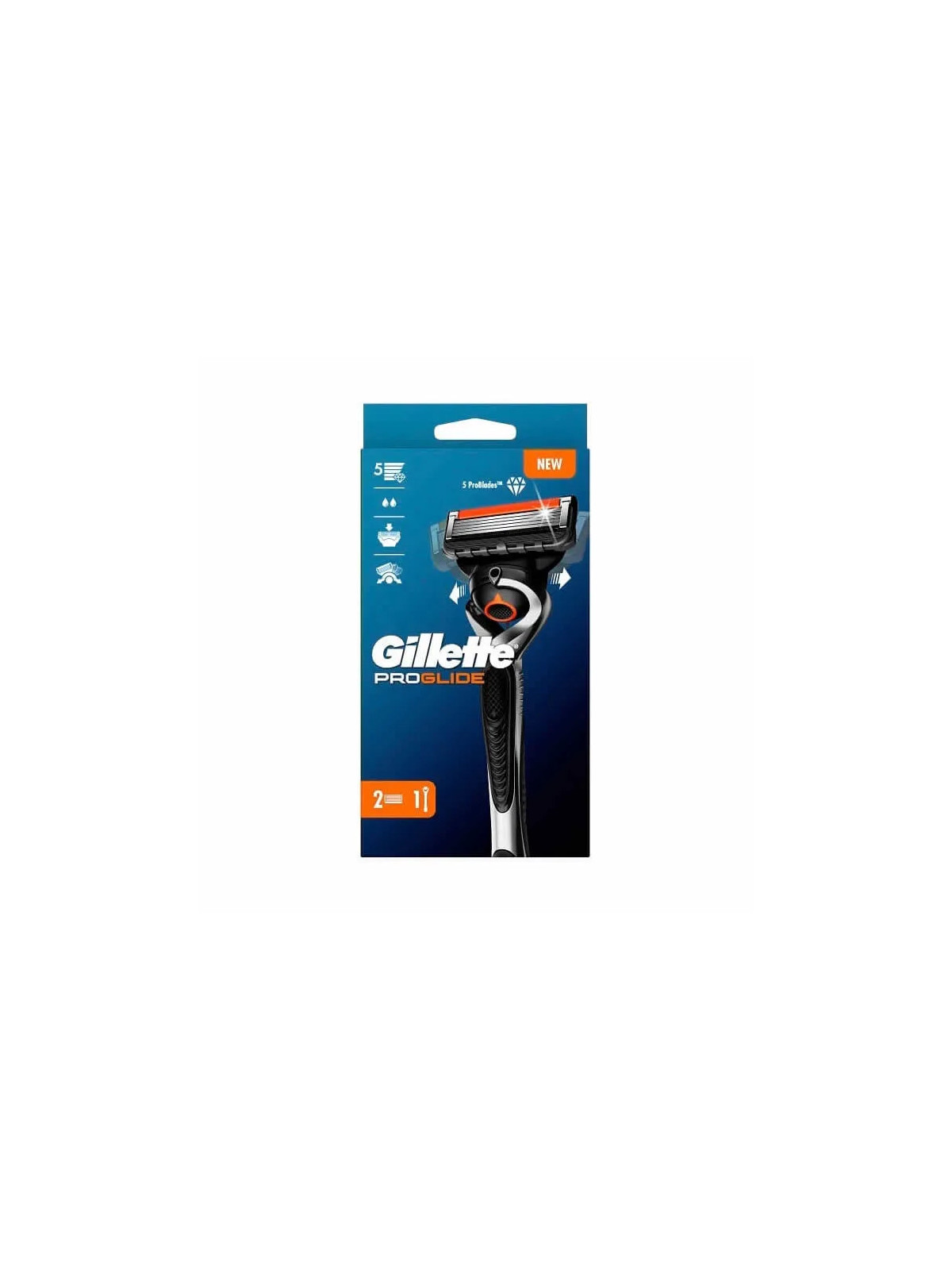 Gillette ProGlide Flexball Rasoir + 2 Recharges