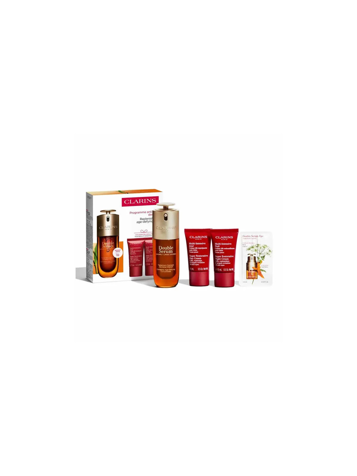 Clarins Double Serum 50ml Coffret 4 Produits