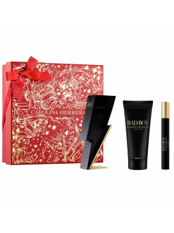 Carolina Herrera Bad Boy Eau de Toilette Vaporisateur 100ml Coffret 3 Produits