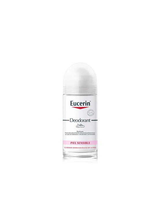 Eucerin Déodorant Pour Peau Sensible Roll-On 24 Heures 50ml