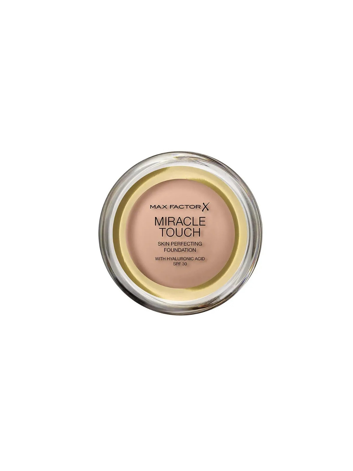Max Factor Miracle Touch Skin Perfecting Foundation SPF30 045 Warm Almond