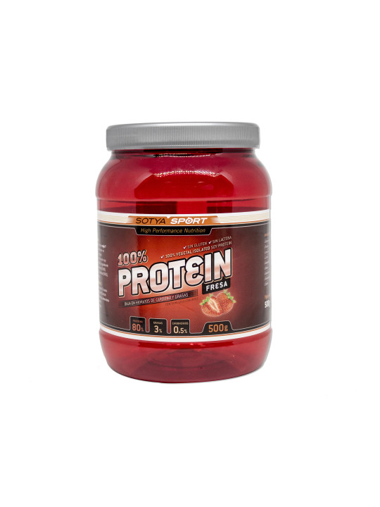 Sotya Protéine de Soja 100% Fraise 500g