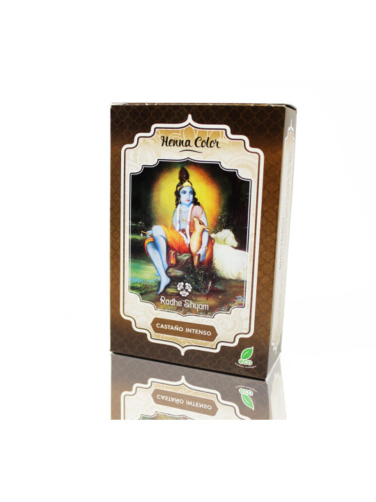 Radhe Shyam Henné Châtain Intense Poudre 100g